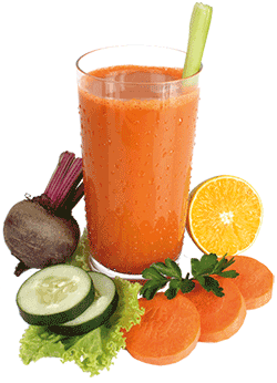 Carrot & cucumber juice