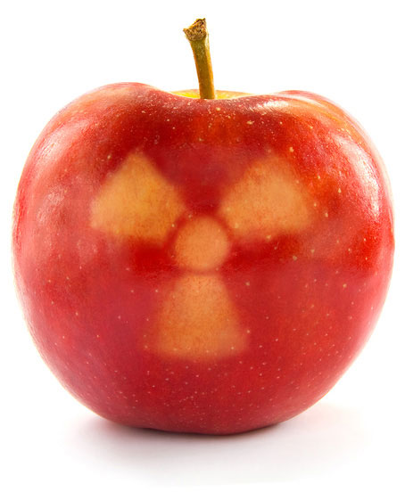 Irradiated apple