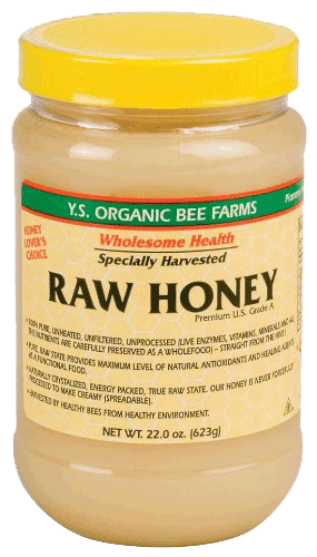 Organic raw honey