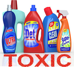 Avoid toxic household cleaners
